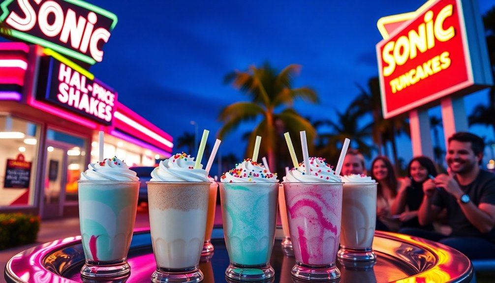 Sonic Happy Hour & After 7 PM: Get 50% Off Drinks, Slushes, Shakes